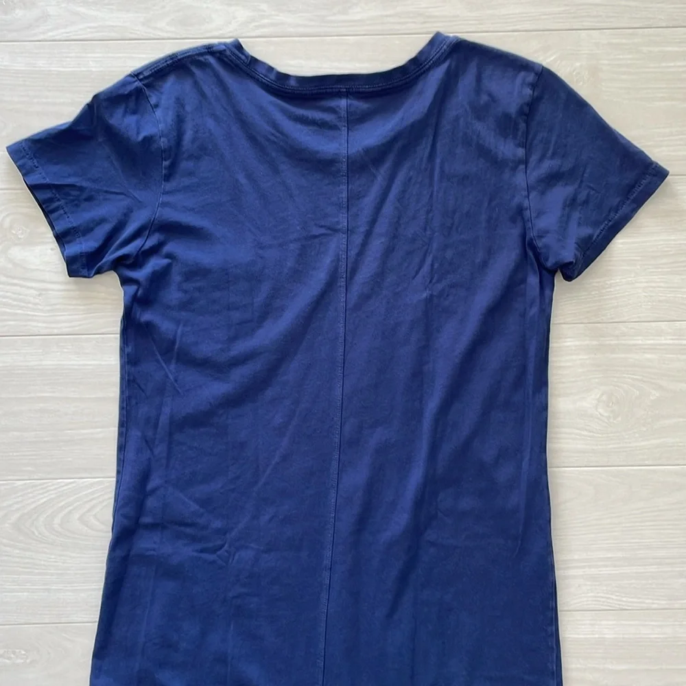 J. Crew Navy T-Shirt Dress - Picture 5 of 7